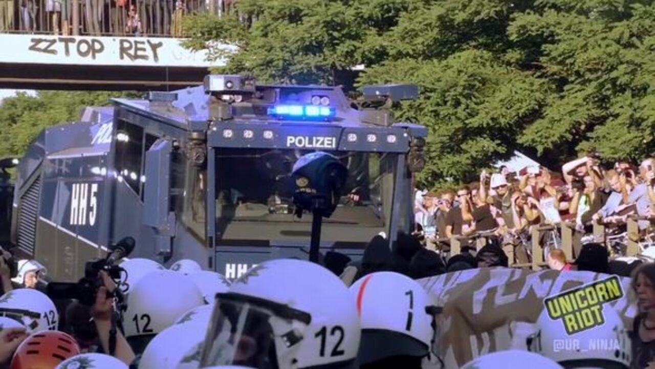 G20-Gipfel am Rodenbarg in Hamburg 2017