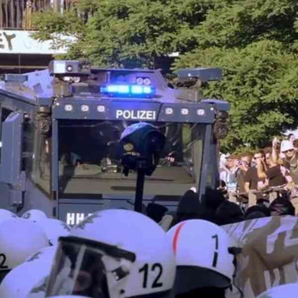 G20-Gipfel am Rodenbarg in Hamburg 2017