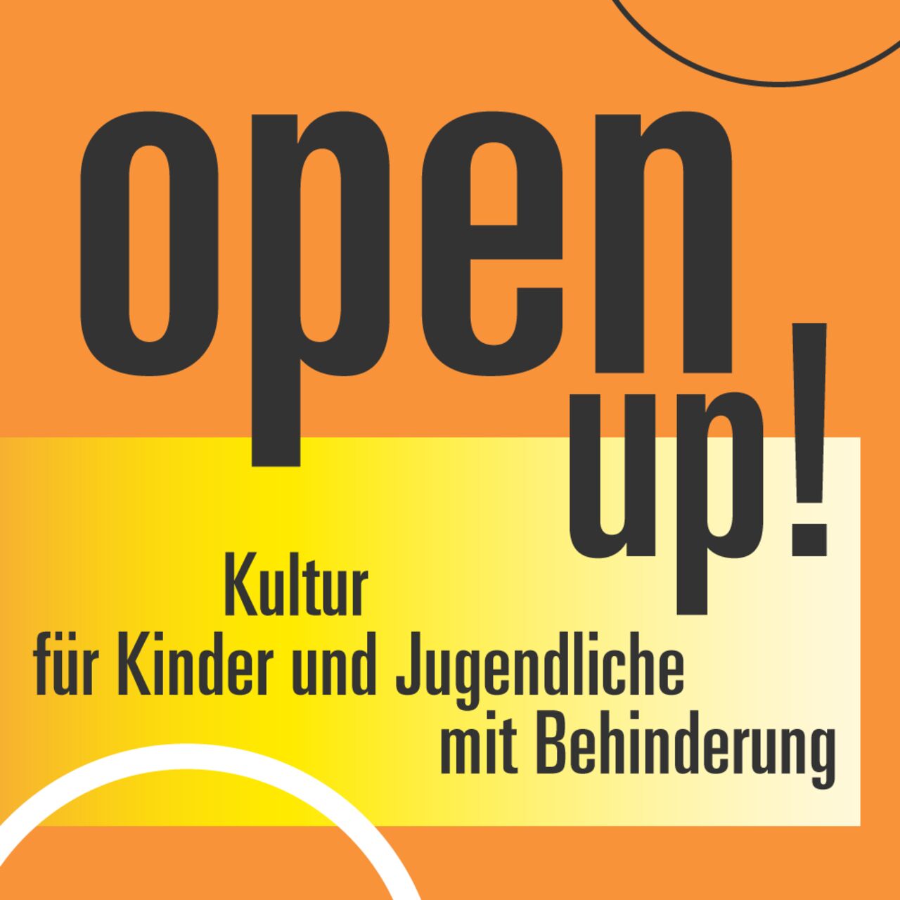Logo von Open Up! Beratungsstelle Kultur für Kinder und Jugendliche mit Behinderung