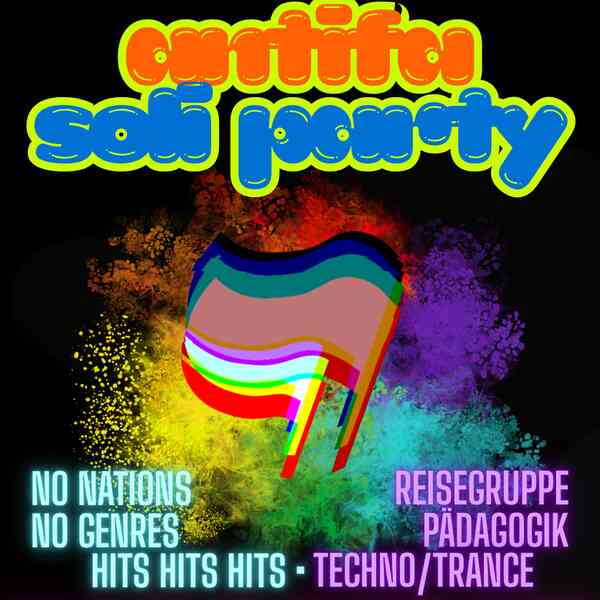 Antifa-Soli-Party mit: - no nations no genres (Hits, Hits, Hits) und - Reisegruppe Pädagogik (Techno/Trance) 02.10.2025, 22 Uhr, Rote Flora