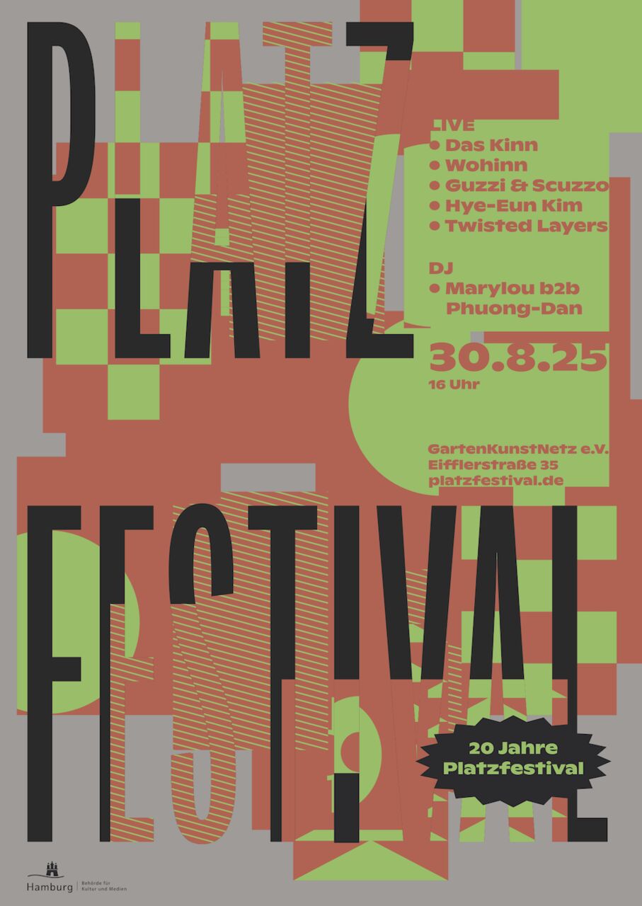 Plakat für das Platzfestival 2025