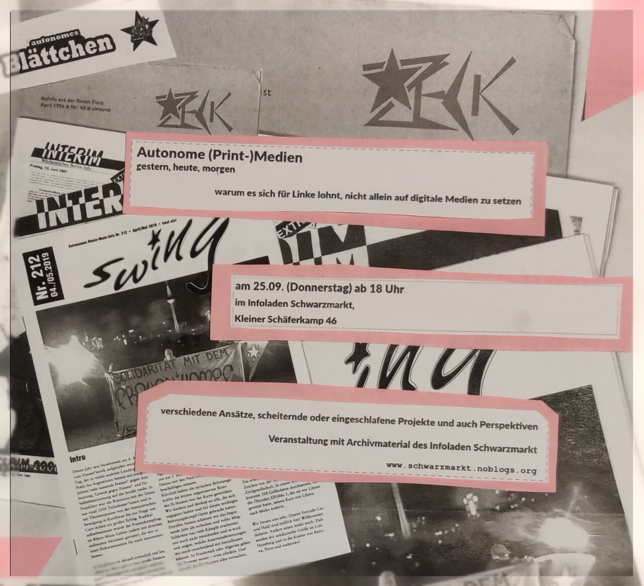 Veranstaltung Autonome Medien