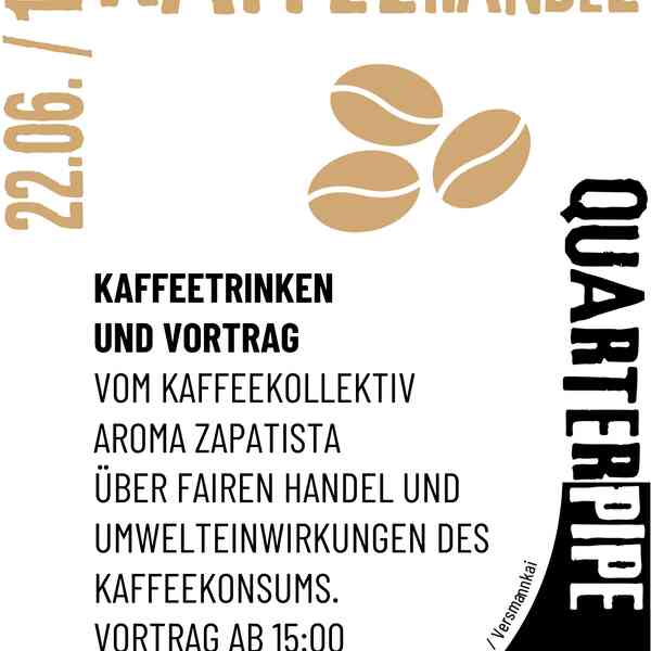 Veranstaltungsankündigung Solidarischer Kaffeehandel