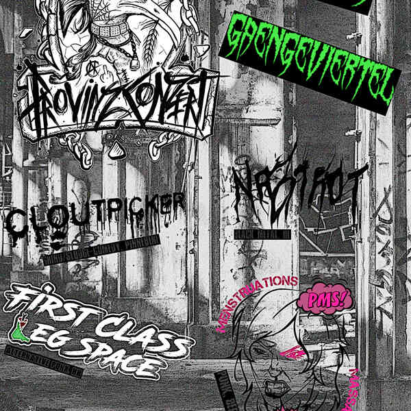 Flyer für Provinzkonzerte vol.05: Einlass 16:30, Bands 17:30. Rest siehe Kurzbeschreibung, ist eh lesbarer.