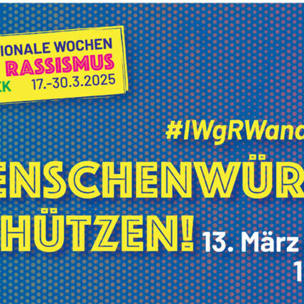 Veranstaltungsankündigung Brakula internationale Wochen gegen Rassismus