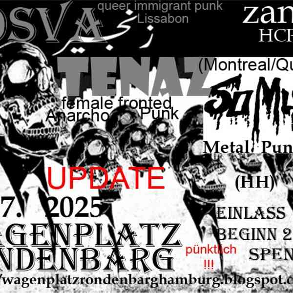 flyer update 17.07.2025 Zanjeer, SoMuSAi, Rosva, Tenaz