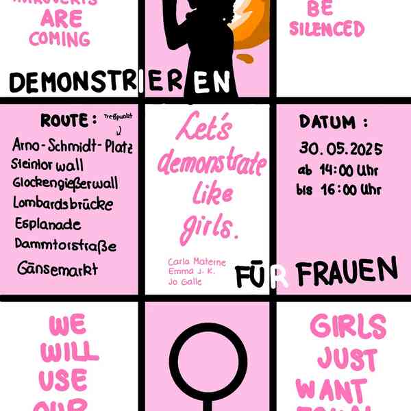 Demoaufruf-Sharepic