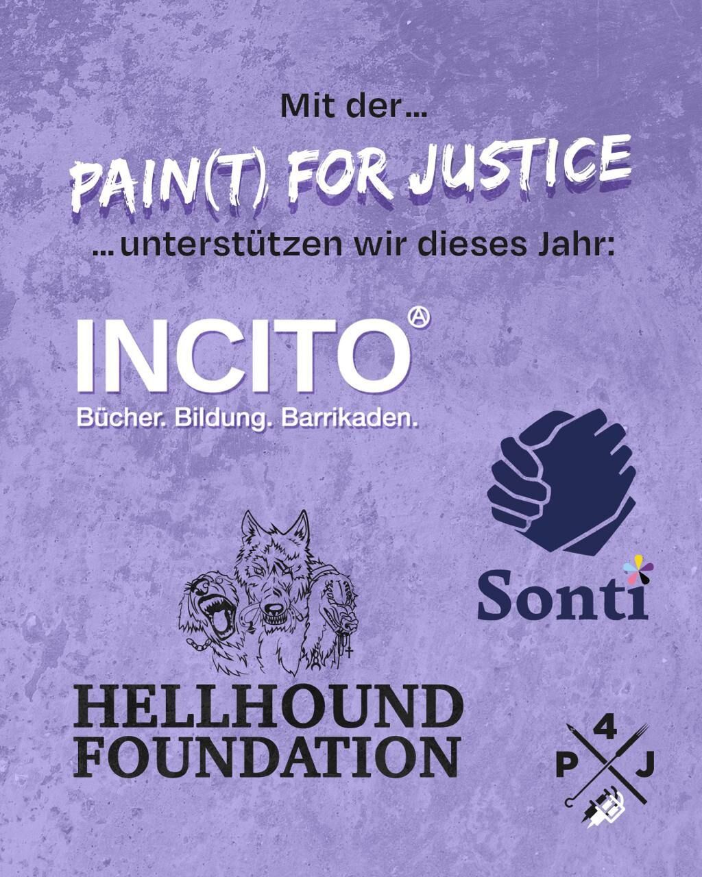 Programm des Pain(t) for Justice Festivals /2