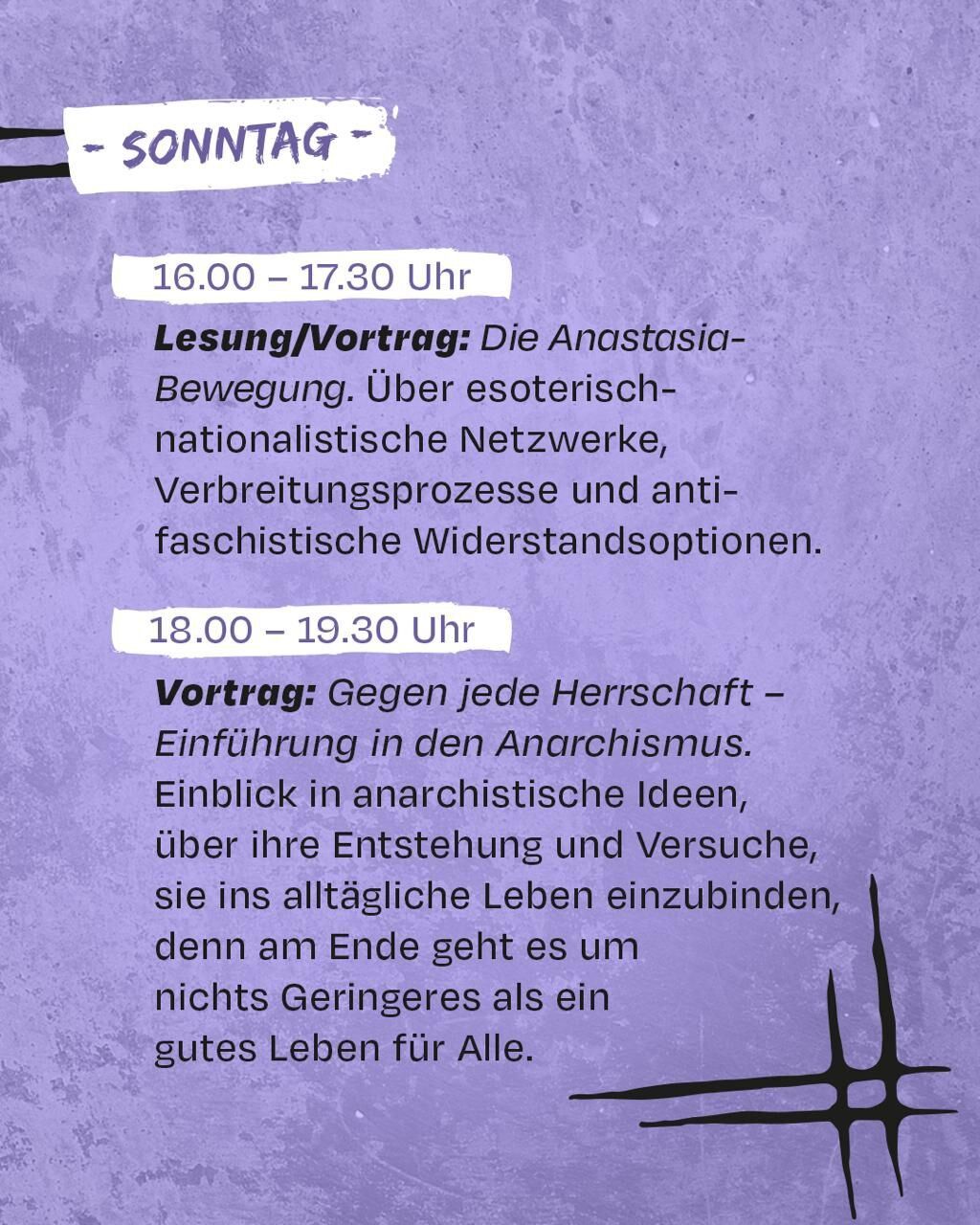 Programm des Pain(t) for Justice Festivals /7