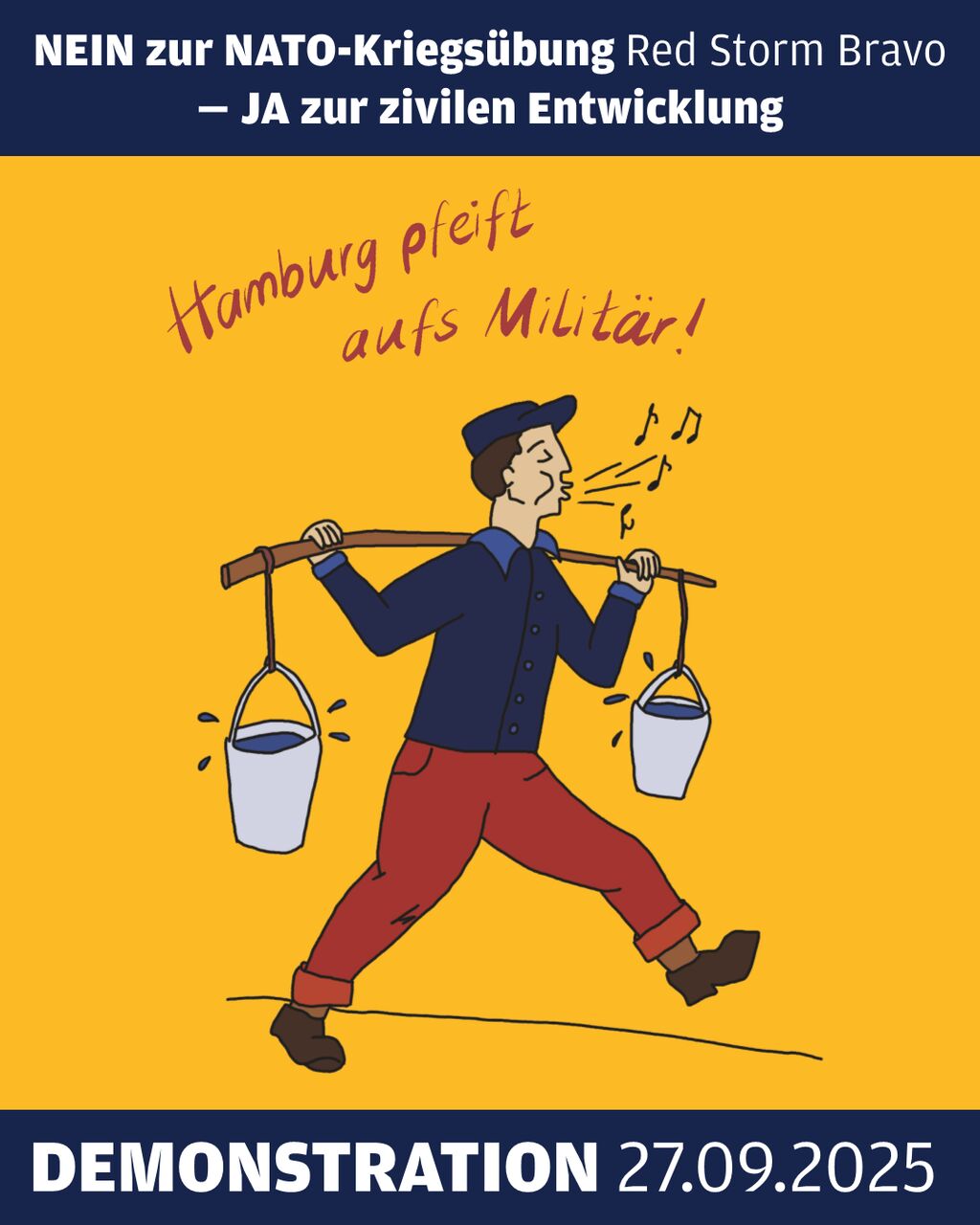 Hamburg pfeift aufs Militär!