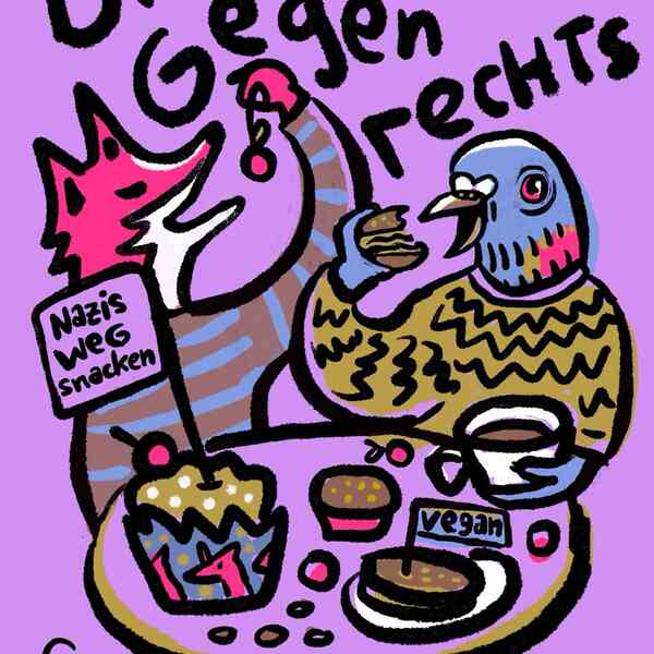 Taube und Fuchs snacken Nazis und Pancakes