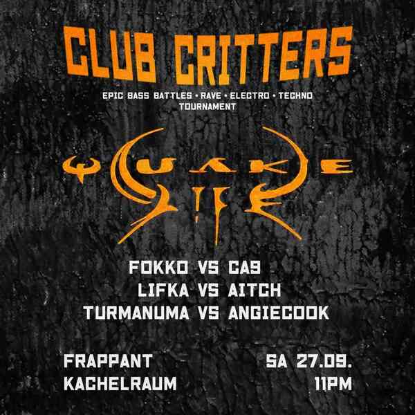 Flyer mit Lineup